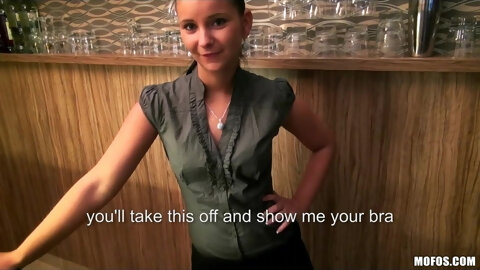 Stunning Czech Bartender is Paid for a Sex Session at